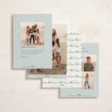 "Vintage Bow Tree" - Holiday Cards in Frosty by Itsy Belle Studio - Back of Card Options