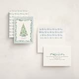"Vintage Bow Tree" - Holiday Cards in Frosty by Itsy Belle Studio - Assembled