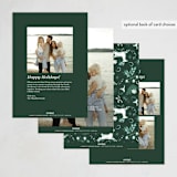 "Regency Woodland" - Holiday Cards in Frosted Forest by Corinne Malesic - Back of Card Options