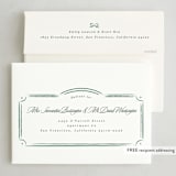 "Regency Woodland" - Holiday Cards in Frosted Forest by Corinne Malesic - FREE Recipient Addressing