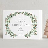 "Holiday Sprigs" - Holiday Cards in Wreath by Yaling Hou Suzuki - Folded Card
