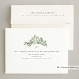 "Holiday Sprigs" - Holiday Cards in Wreath by Yaling Hou Suzuki - FREE Recipient Addressing
