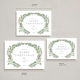 "Holiday Sprigs" - Holiday Cards in Wreath by Yaling Hou Suzuki - Formats Available