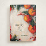 "Oranges" - Holiday Cards in Clementine by Wendy Keller - Front