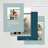 "Colombe" - Holiday Cards in Hunter by Eve Schultz - Back of Card Options