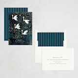 "Colombe" - Holiday Cards in Hunter by Eve Schultz - Assembled
