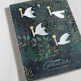 "Colombe" - Holiday Cards in Hunter by Eve Schultz - Detail
