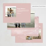 "Old Fashioned Christmas" - Holiday Cards in Winter Rose by Lindsay Megahed - Back of Card Options