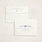 "Painterly Ceramic Border" - Holiday Cards in Winter Sky by Lucrecia Caporale - FREE Recipient Addressing