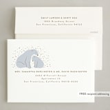 "On Ice" - Holiday Cards in Snow by Tamara Hilje - FREE Recipient Addressing