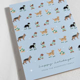 "Holiday Dogs" - Holiday Cards in Ice by tara berg - Detail