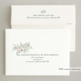 "Sketchy Wreath" - Holiday Cards in Fruitcake by Kelly Watkins - FREE Recipient Addressing