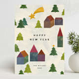 "little valley" - Holiday Cards in Winter by Sumak Studio - Front