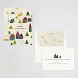 "little valley" - Holiday Cards in Winter by Sumak Studio - Assembled