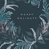 "Festive Greenery" - Holiday Cards in Freeze by Leah Bisch - Close-Up
