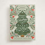 "Ornate Tree" - Holiday Cards in Leaf by Kristen Smith - Front