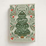 "Ornate Tree" - Holiday Cards in Leaf by Kristen Smith - Folded Card