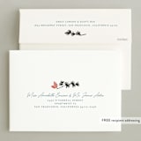 "Mr. Fox" - Holiday Cards in Midnight Bliss by Leia Matt - FREE Recipient Addressing