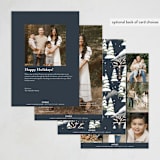 "Over The Hills" - Holiday Cards in Winter Night by Alethea and Ruth - Back of Card