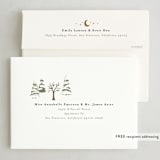 "Over The Hills" - Holiday Cards in Winter Night by Alethea and Ruth - FREE Recipient Addressing