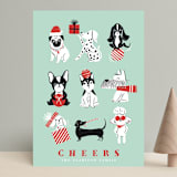 "Pawsome Xmas" - Holiday Cards in Mint by Vivian Yiwing - Front
