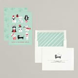 "Pawsome Xmas" - Holiday Cards in Mint by Vivian Yiwing - Assembled