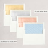 "Snowy Pine Tree" - Holiday Cards in Sky by Petra Kern - Envelope Liners