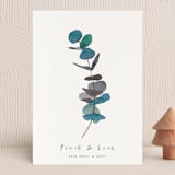 "Eucalyptus" - Holiday Cards in Turquoise by jinseikou - Front