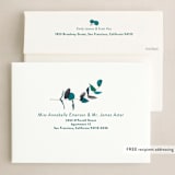 "Eucalyptus" - Holiday Cards in Turquoise by jinseikou - FREE Recipient Addressing