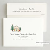 "Little City" - Holiday Cards in Wintermint by Lauren Jinhee - FREE Recipient Addressing