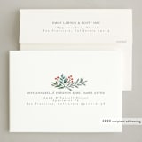 "Warm Winter Wishes" - Holiday Cards in Wintermint by Ashlee Townsend - FREE Recipient Addressing