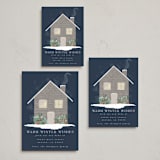 "Warm Winter Wishes" - Holiday Cards in Wintermint by Ashlee Townsend - Formats Available