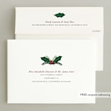 "Evergreen Home" - Holiday Cards in Cardinal by Oma N. Ramkhelawan - FREE Recipient Addressing