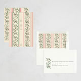 "Holly Wallpaper" - Holiday Cards in Champagne by Baumbirdy - Assembled