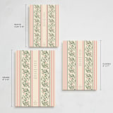 "Holly Wallpaper" - Holiday Cards in Champagne by Baumbirdy - Formats Available