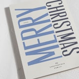 "headline" - Holiday Cards in Starry Night by Carrie Moradi - Detail
