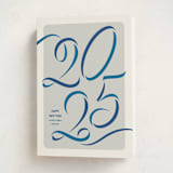 "Ribbon year" - Holiday Cards in Pool by Lea Delaveris - Folded Card