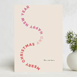 "Curvy" - Holiday Cards in Cookie Dough by Lori Wemple - Front