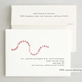 "Curvy" - Holiday Cards in Cookie Dough by Lori Wemple - FREE Recipient Addressing