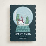 "Snow Globe" - Holiday Cards in Polar Plunge by Lauren Jinhee - Front