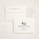 "Snow Globe" - Holiday Cards in Spearmint by Lauren Jinhee - FREE Recipient Addressing