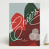 "paper blooms" - Holiday Cards in Crimson by Carrie Moradi - Front