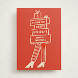 "Presents" - Holiday Cards in Stocking by Claire - Front