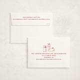"Presents" - Holiday Cards in Stocking by Claire - FREE Recipient Addressing