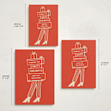 "Presents" - Holiday Cards in Stocking by Claire - Formats Available