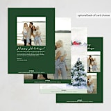 "Snowy Scene Ornament" - Holiday Cards in Fern by Lindsay Megahed - Back of Card Options