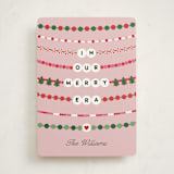 "Merry Era" - Holiday Cards in Bubblegum by Pixel and Hank - Front
