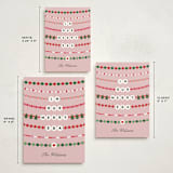 "Merry Era" - Holiday Cards in Bubblegum by Pixel and Hank - Formats Available