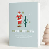 "HOwdy, HOwdy, HOwdy" - Holiday Cards in Frozen by tara berg - Folded Card