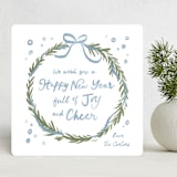 "handmade wreath" - Holiday Cards in Blue Spruce by Creo Study - Front